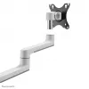 Neomounts DS60-425WH1 Brazo para monitor 17-27 inch - que ahorra espacio, pinza/pasacables, 8 kg, 43,2 cm (17 inch), 68,6 cm (27 inch), 100 x 100 mm, Blanco