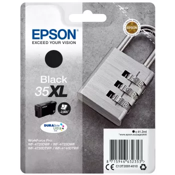 Epson Padlock unidad individual Negro 35XL tinta DURABrite Ultra