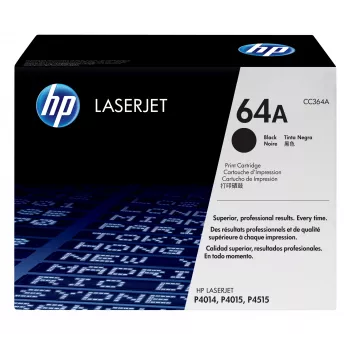 Cartucho de tóner HP 64A Negro Original LaserJet, 10000 páginas, Negro, 1 unidad