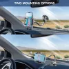 Cellularline Hug Flexi - Soporte universal para smartphone de coche con ventosa
