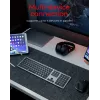 KeySonic KSK-8023BTRF (DE) teclado universal Bluetooth QWERTZ alemán antracita, negro