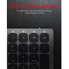 KeySonic KSK-8023BTRF (DE) teclado universal Bluetooth QWERTZ alemán antracita, negro