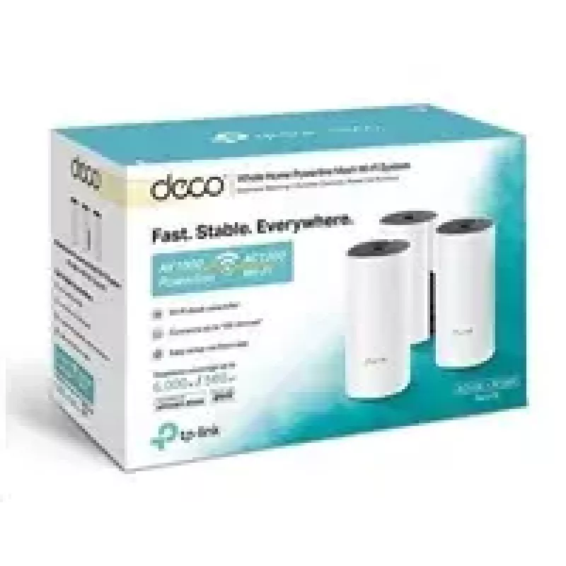 TP-Link AC1200 + AV1000 sistema Wi-Fi Mesh híbrido para todo el hogar, pack de 3