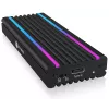ICY BOX IB-1824ML-C31 carcasa SSD negra M.2