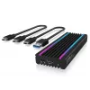 ICY BOX IB-1824ML-C31 carcasa SSD negra M.2
