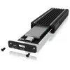 ICY BOX IB-1824ML-C31 carcasa SSD negra M.2