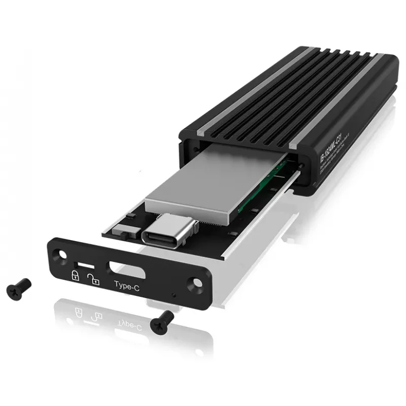 ICY BOX IB-1824ML-C31 carcasa SSD negra M.2