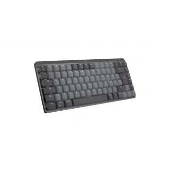 LOGITECH MX Mechanical Mini teclado inalámbrico minimalista iluminado - grafito lineal Qwertz alemán