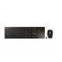 CHERRY DW 9100 SLIM teclado y ratón incluye universal RF inalámbrico + Bluetooth QWERTZ suizo negro
