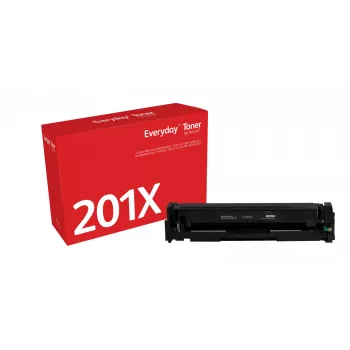 Tóner negro Everyday™ de Xerox compatible con HP 201X (CF400X), alta capacidad