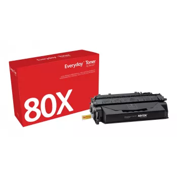Tóner negro Everyday™ de Xerox compatible con HP 80X (CF280X), alta capacidad