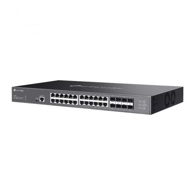 Switch gestionado TP-Link Omada 24 puertos 10GBASE-T L2+ con 8 ranuras 10GE SFP+
