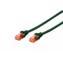 Cable de red DIGITUS - CAT6 - U/UTP - Snagless - Cu - 0,25 m - Verde