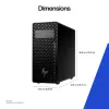 HP Z2 Tower G1i Intel Core Ultra 9 285K 64 GB DDR5-SDRAM 2 TB SSD NVIDIA RTX 2000 Ada Windows 11 Pro Workstation AI Workstation, AI PC Negro