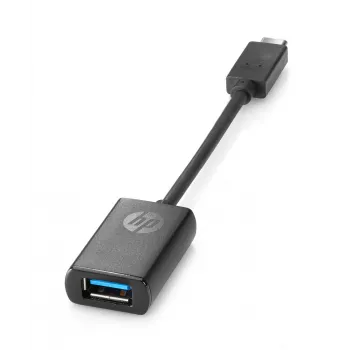 Adaptador HP USB-C a USB 3.0, 0,1409 m, USB-C, USB 3.0, USB 3.2 Gen 1 (3.1 Gen 1), Negro