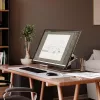 Monitor táctil ALOGIC Clarity Max Touch 32C4KPDWT, 32 pulgadas, 3840x2160 4K UHD, 65 W Power Delivery, cámara web de 8 MP, hub USB, negro/plateado