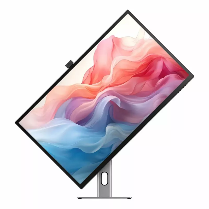 Monitor táctil ALOGIC Clarity Max Touch 32C4KPDWT, 32 pulgadas, 3840x2160 4K UHD, 65 W Power Delivery, cámara web de 8 MP, hub USB, negro/plateado