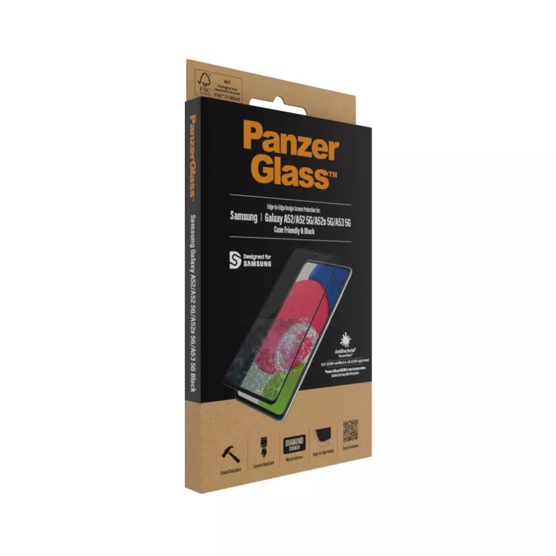 PanzerGlass ® Lámina protectora de pantalla para Samsung Galaxy A52 | A52 5G | A52s 5G | A53 5G