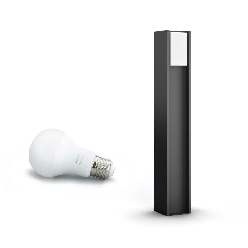 Philips Hue White Turaco 16474/93/P0 baliza de exterior, LED, 800 lm, antracita