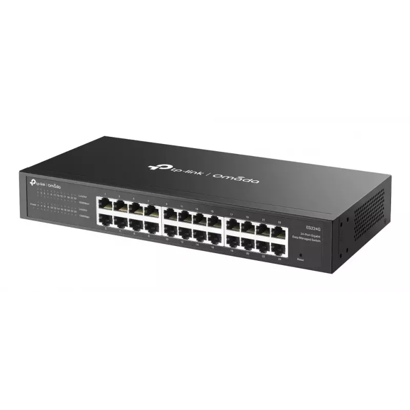 TP-Link Omada ES224G switch de red gestionado L2 Gigabit Ethernet (10/100/1000) Negro
