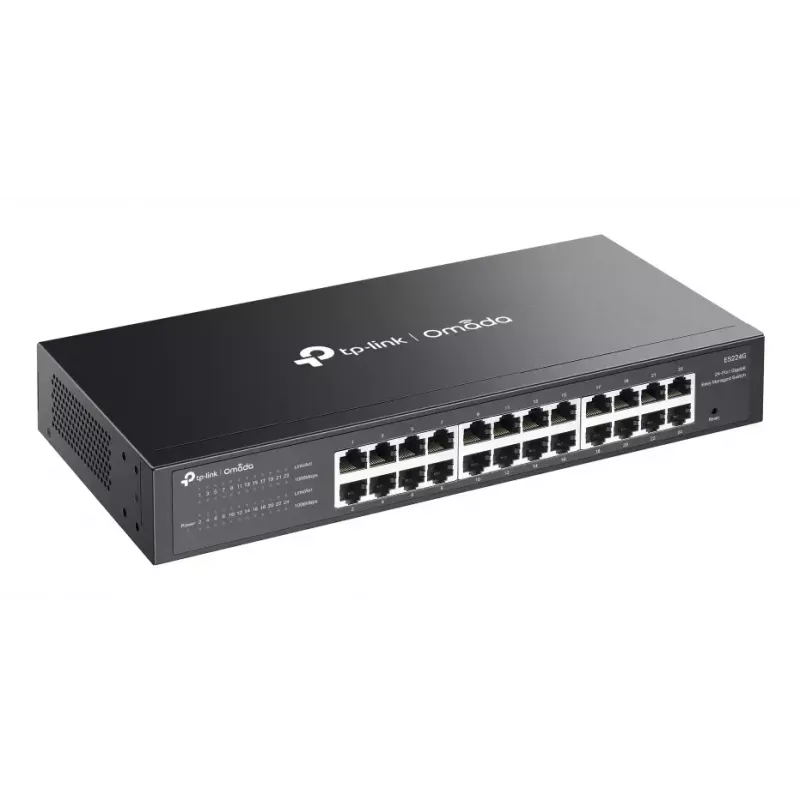 TP-Link Omada ES224G switch de red gestionado L2 Gigabit Ethernet (10/100/1000) Negro