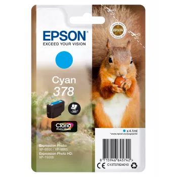 Epson Squirrel pack individual cian 378 tinta Claria Photo HD
