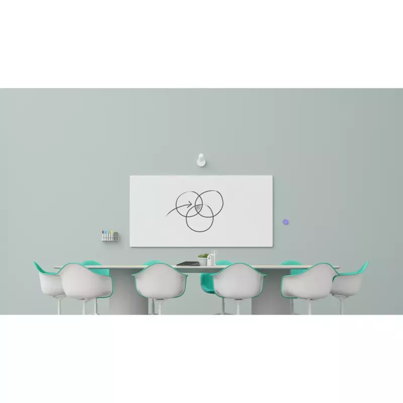 Logitech Scribe 960-001332 cámara para pizarras, Full HD 1080p, 15 fps, USB, Bluetooth, blanco roto