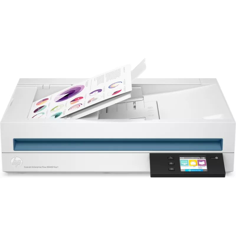 HP Scanjet Enterprise Flow N6600 fnw1 escáner de mesa y ADF 1200 x 1200 DPI A4 Blanco