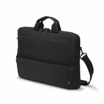 DICOTA Eco funda delgada Case Plus Base – funda para portátil 13-15,6 pulgadas - Negro / 300d RPET poliéster