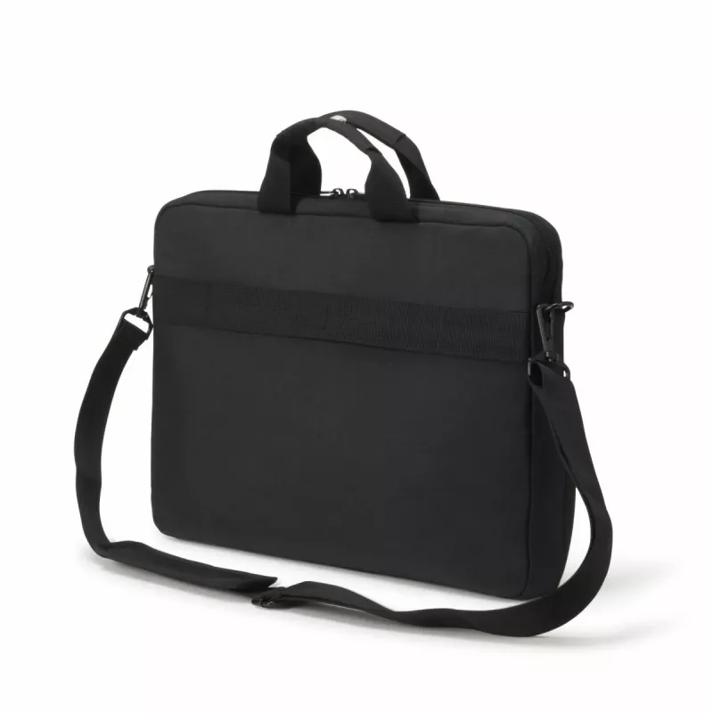 DICOTA Eco funda delgada Case Plus Base – funda para portátil 13-15,6 pulgadas - Negro / 300d RPET poliéster