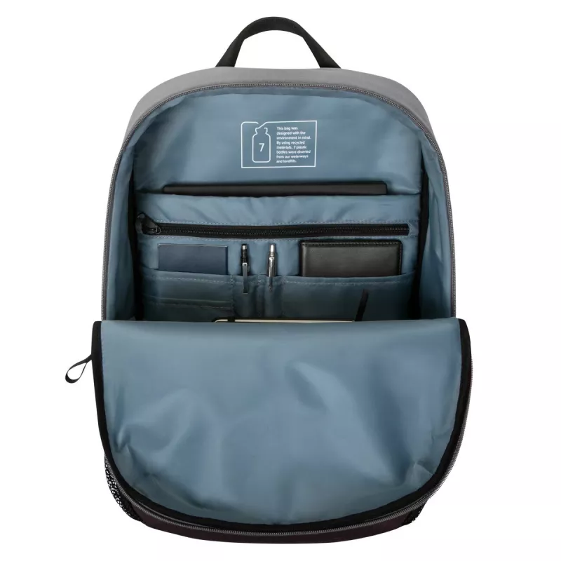 Targus Sagano mochila 39,6 cm (15,6 pulgadas) Negra, Gris