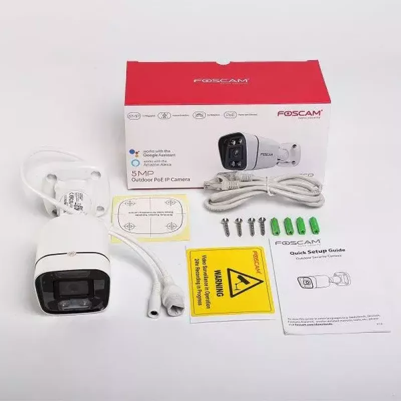 Cámara de vigilancia IP Foscam V5EP Bullet 3072 x 1728 píxeles