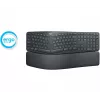 LOGITECH Ergo K860 – teclado inalámbrico dividido, grafito, AZERTY, francés