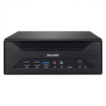Shuttle XPC slim Barebone XH610 - S1700, Intel H610, 1xDP, 1xHDMI, 1x VGA, 2x COM (RS232), 2x LAN (2,5G y 1G), 1x slim 5,25