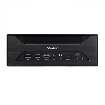 Shuttle XPC slim Barebone XH610 - S1700, Intel H610, 1xDP, 1xHDMI, 1x VGA, 2x COM (RS232), 2x LAN (2,5G y 1G), 1x slim 5,25
