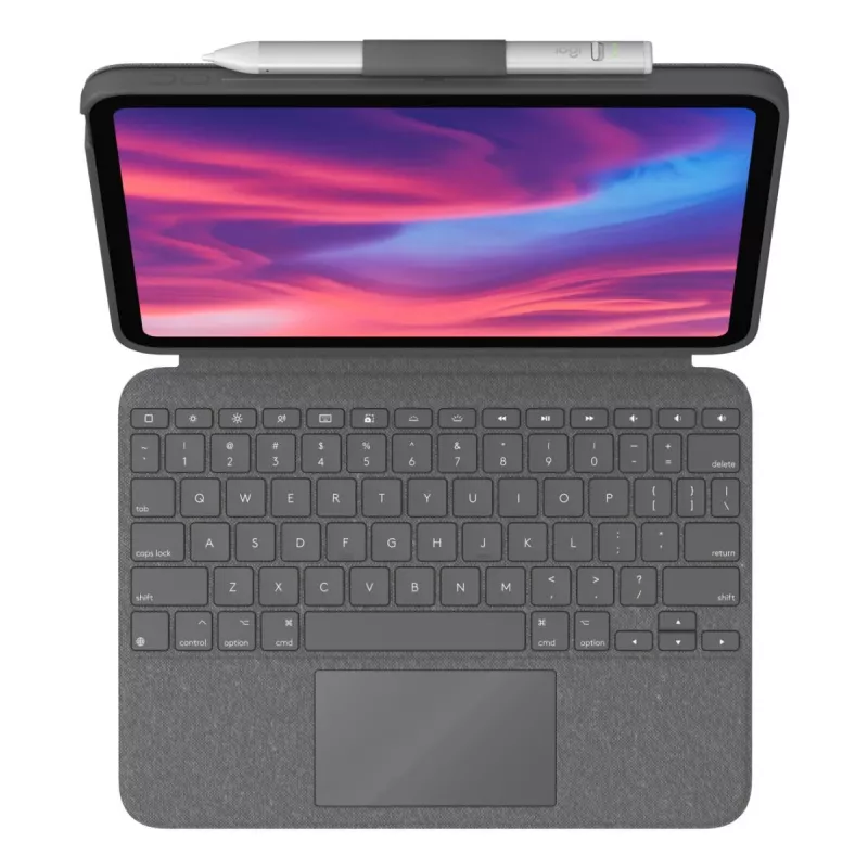 LOGITECH Combo Touch para iPad (10.ª generación) - Oxford Gris - Qwerty UK