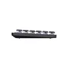 LOGITECH MX Mechanical Teclado inalámbrico retroiluminado de rendimiento – Graphite, US International, QWERTY, táctil, silencioso