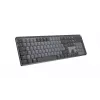 LOGITECH MX Mechanical Teclado inalámbrico retroiluminado de rendimiento – Graphite, US International, QWERTY, táctil, silencioso
