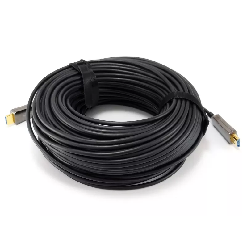Equip Cable óptico activo HDMI 2.0, M/M, 30m, 30 m, HDMI Type-A (estándar), HDMI Type-A (estándar), 3D, 18 Gbit/s, negro