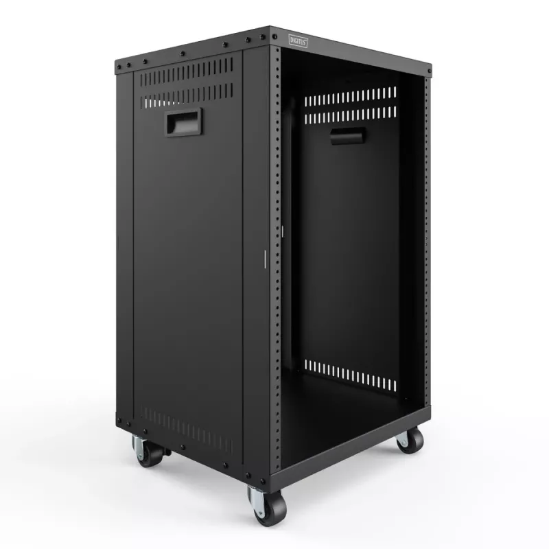 DIGITUS Rack AVS 16U 780x507x460 mm roscas rodillos negro