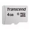 TRANSCEND Tarjeta Micro SDHC 300S 4 GB UHS-I U1 sin adaptador