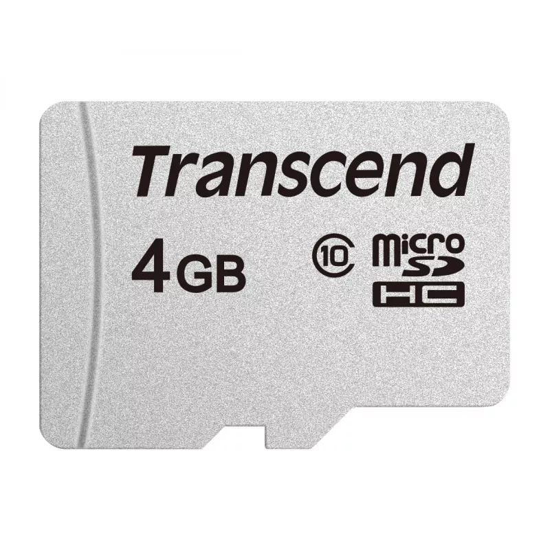TRANSCEND Tarjeta Micro SDHC 300S 4 GB UHS-I U1 sin adaptador
