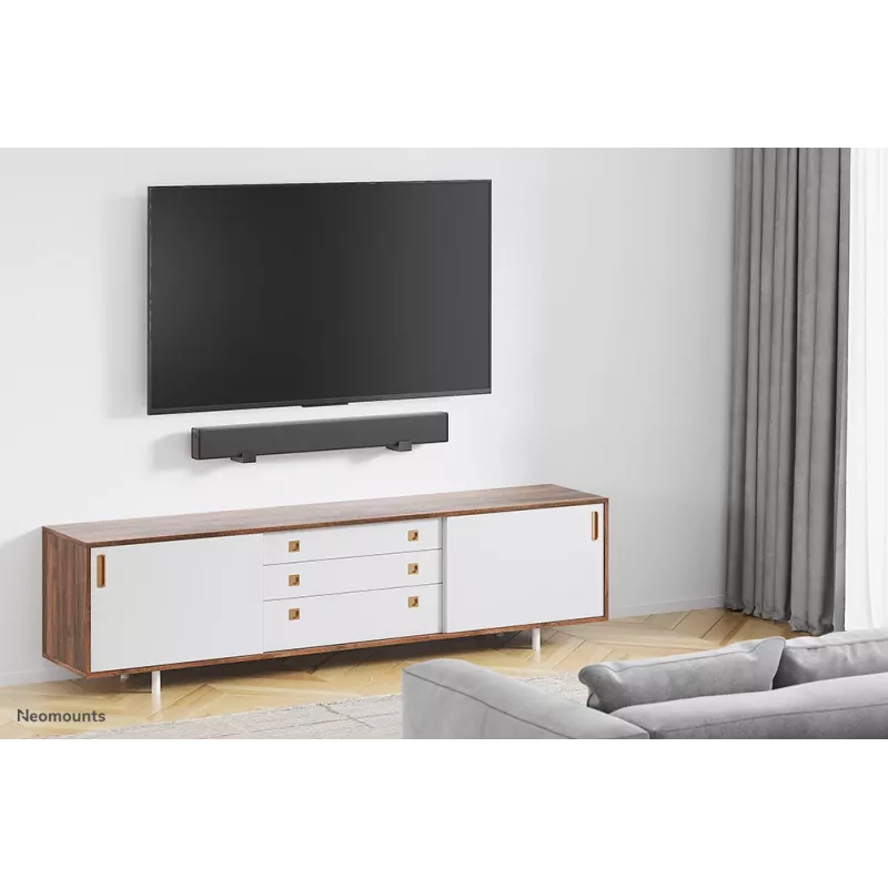 Neomounts AWL29-550BL1 Soporte de pared para videobar/barra de sonido – máx. 15 kg – universal