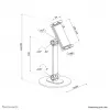 Neomounts DS15-540BL1 Soporte para tablet 4,7-12,9 inch - universal