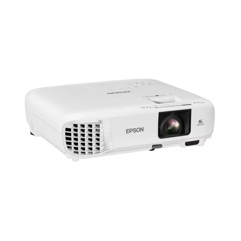 Proyector de sobremesa Epson EB-W49 — 3LCD, WXGA 1280×800, 3800 ANSI lm, 16:10, zoom manual 1,2x, 2,7 kg, blanco