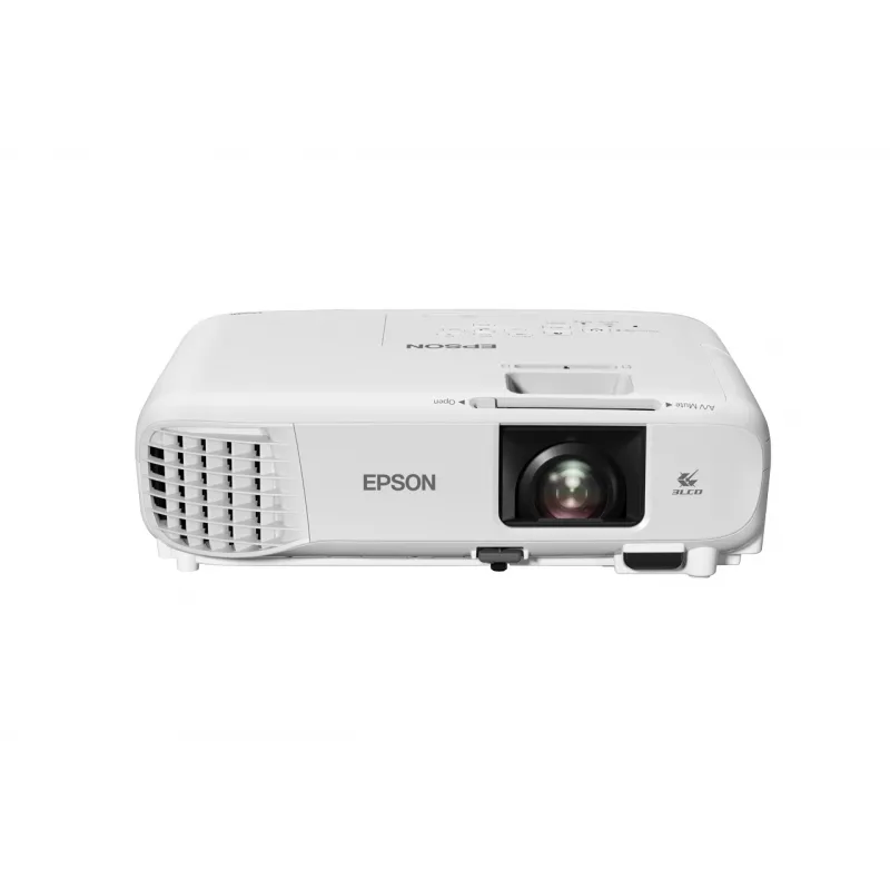 Proyector de sobremesa Epson EB-W49 — 3LCD, WXGA 1280×800, 3800 ANSI lm, 16:10, zoom manual 1,2x, 2,7 kg, blanco