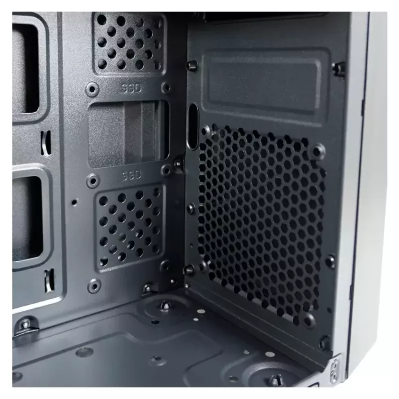 Caja de PC LC-Power LC-2017MB-ON Micro Tower negro