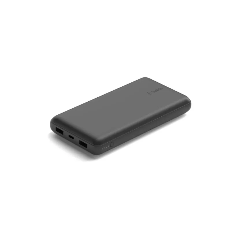Batería externa BELKIN 20k USB-A y C 15W negra