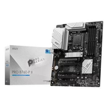 Placa base MSI PRO B760‑P II ATX – Intel B760, LGA 1700, DDR5, 4x DIMM, 256 GB, 2.5Gb LAN, HDMI 2.1, 2x M.2