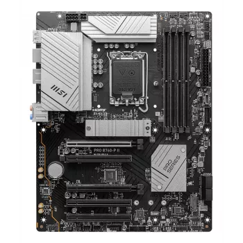 Placa base MSI PRO B760‑P II ATX – Intel B760, LGA 1700, DDR5, 4x DIMM, 256 GB, 2.5Gb LAN, HDMI 2.1, 2x M.2